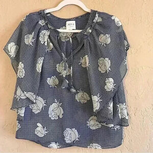 Misa Los Angeles Floral Blouse